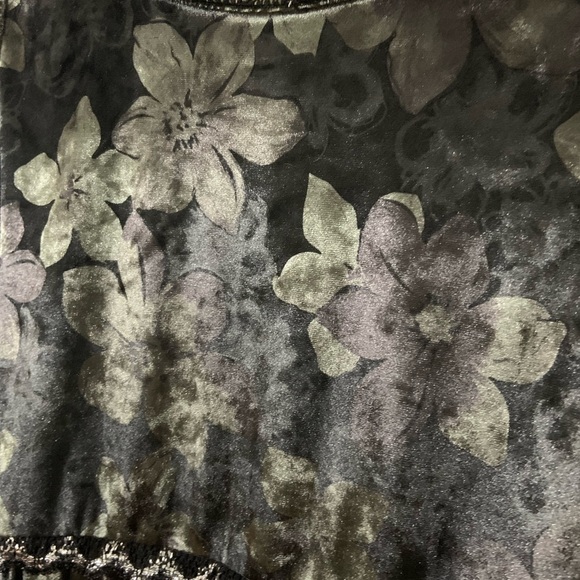 Vintage Dressy Racerback Hi Lo Tank Floral Oversized Size Large - Picture 2 of 9